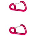 thumbnail image 3 of Toystoory Clips de mosquetón Operación simple Amplia aplicación Superficie lisa Mayor resistencia al impacto Mosquetón para exteriores Rojo 2Conjunto, 3 of 6
