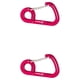 thumbnail image 4 of Yuarrent Clips de mosquetón Tecnología avanzada Amplia aplicación Superficie lisa Mosquetón de alta resistencia Buena estabilidad Rojo 2Conjunto, 4 of 6