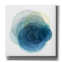 Epic Graffiti 'Evolving Planets I' by Grace Popp Canvas Wall Art, 12"x12"
