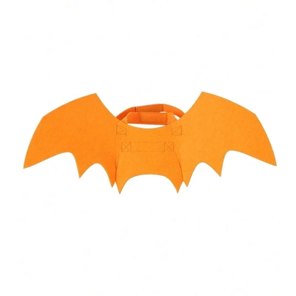 Dog Bat Costume - Halloween Pet Costume Bat Wings Cosplay Dog Costume Cat Costumes for Party(L,Orange)