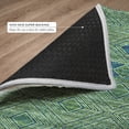 thumbnail image 6 of Addison Rugs Dream Shag Premium Machine Washable Transitional Cultural, Diamond Green Rectangle Rug, 9' x 12', 6 of 8