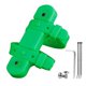 thumbnail image 2 of Adaptador de montaje Zulema para hervidor de bicicleta de montaña vaso de bebida montado en portador de silicona verde, 2 of 8