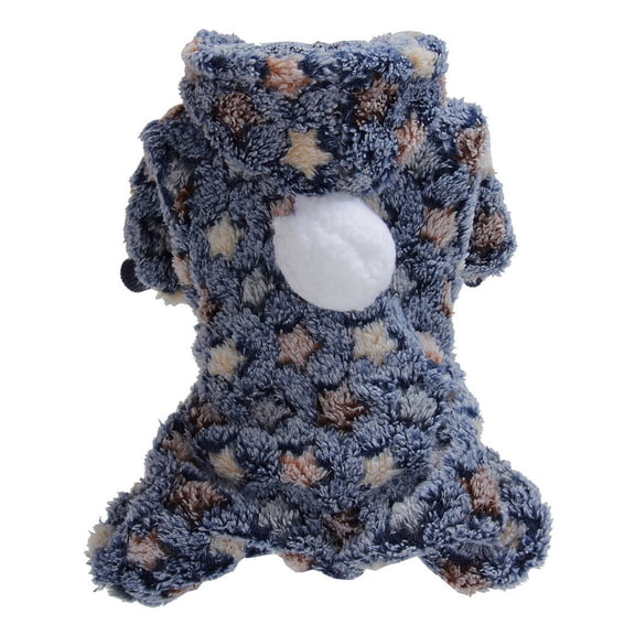 GASTROPOD Dog Sweater,Charming Polka Dot Star Print Dog Clothes,Ideal for Holiday Photos and More Puppy Clothes,S