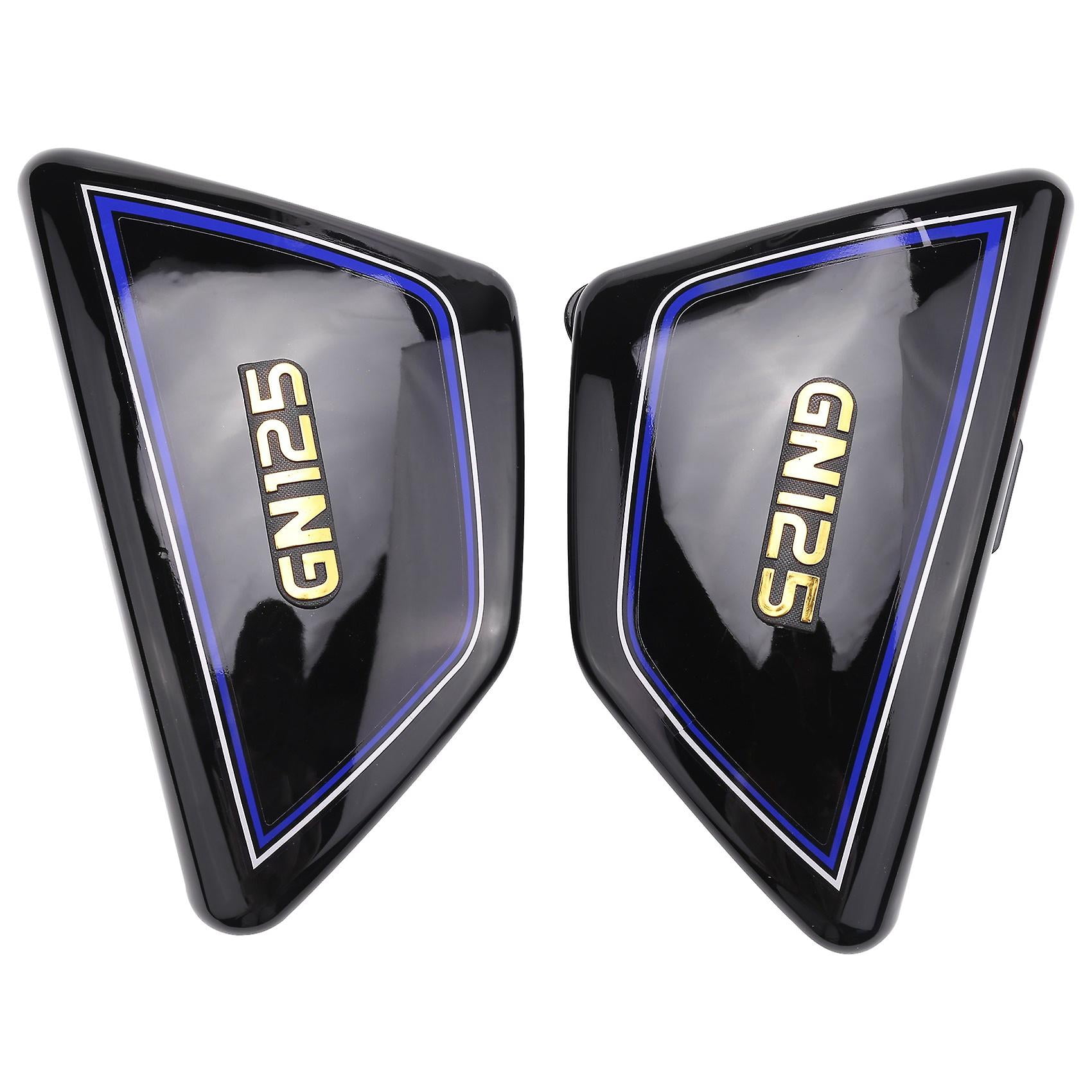 Black Motorcycle Battery Side Cover Frame Side Covers Panels For Suzuki Gn125 Gn 125
