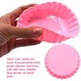 thumbnail image 4 of Moldes para Tartas Antiadherente Plato Redondo de Silicona Mini Molde para Pasteles Molde para Pasteles para Tartaletas Quiche Jelly 6 Piezas Adepaton YQ-1267, 4 of 9