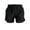 Black, variant on Bovxnpu Mens Gym Shorts Running And Fitness Shorts, Men's Double-layer Running And Fitness Shorts