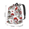 thumbnail image 6 of Goofa Rabbit And Hedgehog Pattern Backpack for Students – Large Capacity, Lightweight with Adjustable Shoulder Straps, Perfect for School, Travel, 6 of 8
