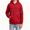 Red, variant on CYRBOKO Boys Pullover Hoodies Size 10-12 with Zipper, Long Sleeve Casual Fall Winter Warm Hooded Sweatshirts Boys Tops Gray