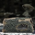 thumbnail image 2 of Resin Aquarium Artificial Simulation Tree Trunk Hole Water Plants Reptiles Hide House Fish Tank Landscape Ornament, 2 of 8