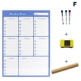 thumbnail image 1 of EASTIN Erasable Calendar for Fridge Magnetic Whiteboard Calendars Monthly/Weekly Planner Weekly Organizer Daily Notepad  D, 1 of 2