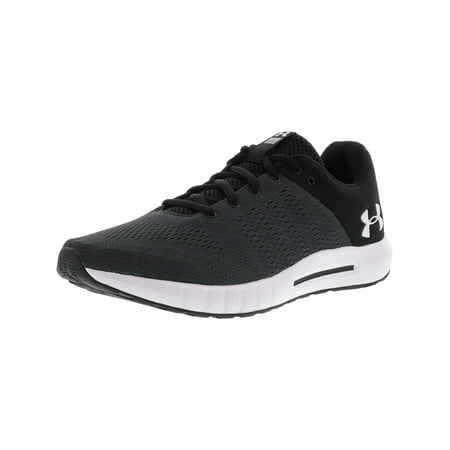 Men's Micro G Pursuit Grey Ankle-High Mesh Running Shoe - (Best Nike Futsal Shoes)