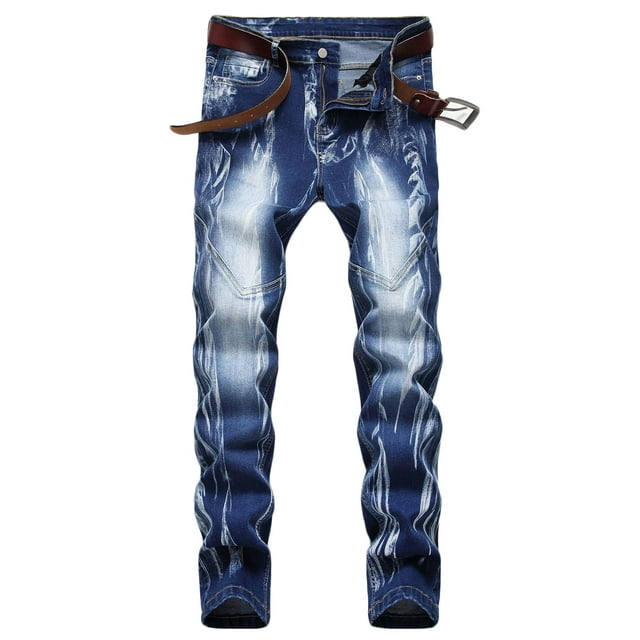 Birdeem Mens Jeans New Fashion Have Pockets Button Zipper Personality Denim Trend Jeans