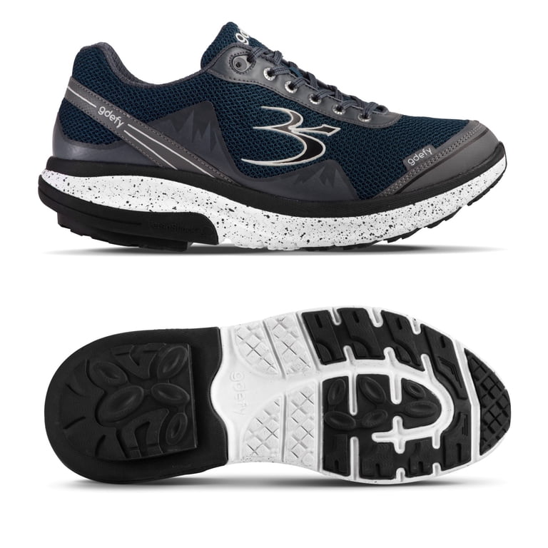 Gdefy Mens Gravity Defyer Mighty Walk Blue Gray Cushioned Shoes Size 11.5 Gravity Defyer Men main image 3