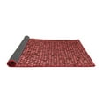 thumbnail image 2 of Ahgly Company Indoor Round Abstract Red Modern Area Rugs, 3' Round, 2 of 4