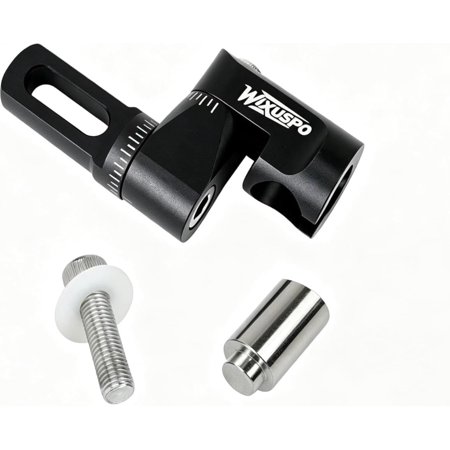 Adjustable Archery Stabilizer Single Side Adjustable V-Bar Mount CNC Machined Aluminum Universal Fit for Compound/Recurve Bow Stabilizer Archery Hunting Target Shooting Accessory
