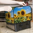 thumbnail image 7 of Yiaed Sky Golden Sunflower Field B Print Two Slice Bread Machine Cover, Universal Size Kitchen Appliance Cover for Bread Machine,Bread Machine Cover, 7 of 7