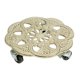 thumbnail image 4 of Soporte rodante para plantas, ideal para terraza, jardín, sala de estar, patio, interior y exterior, con ruedas. Blanco, 4 of 8
