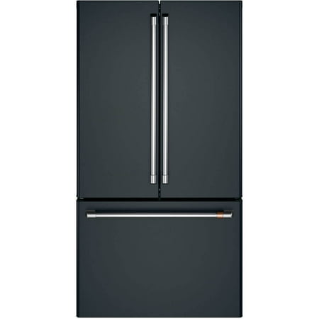 CafeÌ CWE23SP3MD1 23 Cu. Ft. Matte Black Counter-Depth French Door Refrigerator