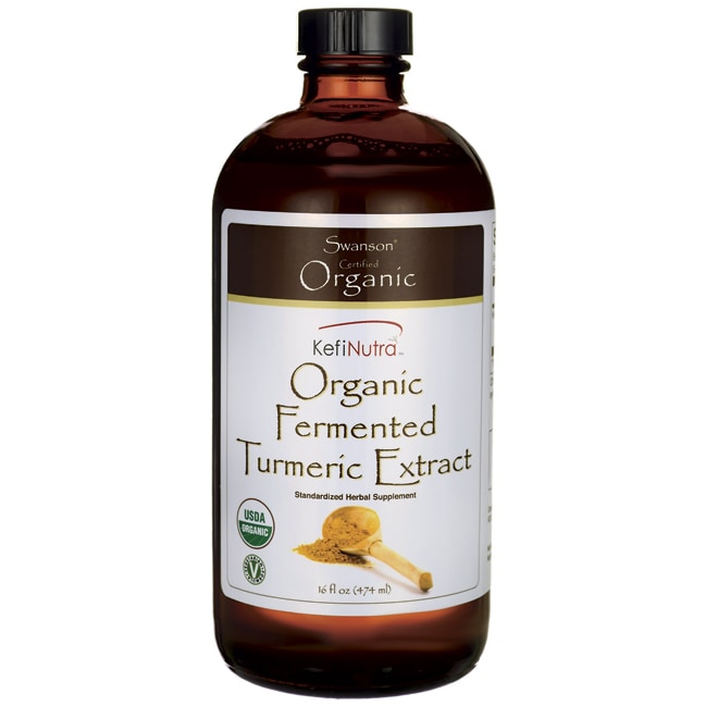 Swanson Kefinutra Organic Fermented Turmeric Extract 16 fl oz Liquid