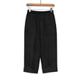 thumbnail image 3 of Yievot Plus Size Capris for Women Summer Elastic Waist Cropped Trousers Casual Beach Tapered Pant with Pockets, 3 of 8