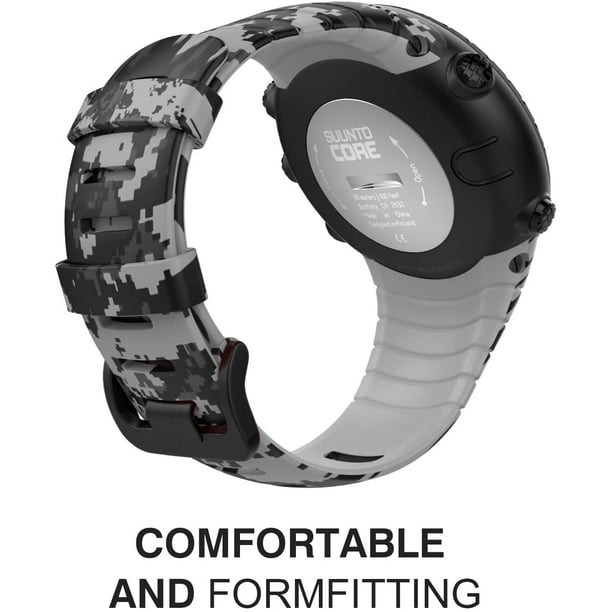 For Suunto Core Watch Classic Buckle Replacement Soft Wrist Band Strap with  Tool 