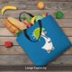 thumbnail image 5 of Fotbe Goose Holding an Umbrella Bolsa Tote con Estampado para Mujer, Bolsos con Cremallera, Bolsa de Hombro Casual de Gran Capacidad con Bolsillos Internos, 5 of 7