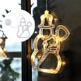 thumbnail image 2 of Battery Powered Christmas Window Decorations With Lighted LED Sucker Lights For Christmas Tree Fireplace Window Indoor And Outdoor Decoration, 2 of 9