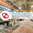 thumbnail image 5 of UPGRATOR Connecting Link Steel Chain Connector for Industrial Use Red 5.4T Load Capacity Easy Installation High Strength Safety Hitch, 5 of 5