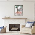 thumbnail image 2 of Stupell Industries Girls Lounging Tropical Vacation Coastal Painting Gray Floater Framed Art Print Wall Art, 2 of 6