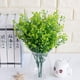 thumbnail image 2 of Plantas artificiales Arbustos Arbustos, Flores falsas de plástico Boda Interior Exterior Hogar Jardín Terraza Cocina Oficina Mesa Centros de mesa Arreglos Decoración navideña - Verde 4 piezas WD.WDQZL Ropa, 2 of 3