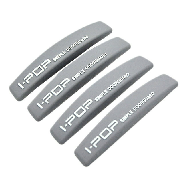 4PCS/Set Car Door Edge Anti-collision Strip Waterproof Durable door strip Auto Door Edge Scratch-proof Strip, Type 2, Grey