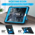 thumbnail image 2 of Heavy Duty Shockproof Case For iPad 7th 8th 9th Generation 10.2 inch with Kickstand, 3 Layer Protection Case Rugged Cover, 2 of 8
