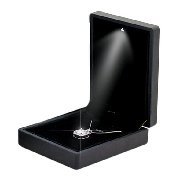 Autcarible AUTCARIBLE LED Light Propose Ring Jewelry Box Pendant
