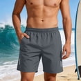 thumbnail image 2 of Diufon Mens Athletic Shorts Elastic Waist Quick Dry Hiking Shorts Summer Beach Vacation Shorts with Pockets, 2 of 10