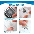 thumbnail image 4 of 1Sheet Postcard Silicone Clear Stamp Seals for Card Making DIY Scrapbooking Photo Album Decoration 5.83x8.23inch, 4 of 9