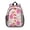 Pink Baseball Fun, variant on Pink Baseball Fun Pattern Backpack for School, Cute School Bag with Adjustable Shoulder Straps and Padded Back, 15"x11.42"x5.5"