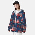 thumbnail image 3 of Kdxio Fire Truck 1 Print Women Men Sun Protection UPF 50+ Jackets Zip Up Long Sleeve Hoodie Hiking Lightweight with Pockets, 3 of 7