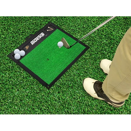 California State 15476 NHL Anaheim Ducks Golf Hitting Mat 20-In x 17-In Dual tee design non skid sports rug