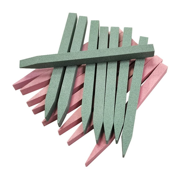 12 piezas de herramientas de manicura de cuarzo, prácticas limas de uñas de cuarzo, tiras de pulido de uñas