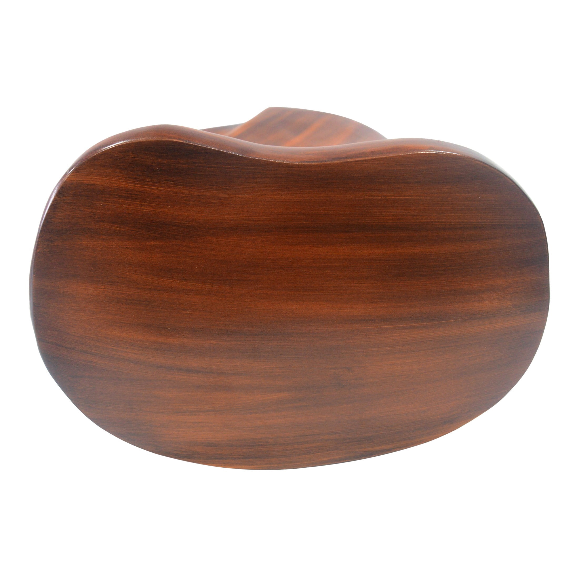 Christopher Knight Home 21"H Twisted Sculptural MGO Lightweight Outdoor Side Table, Antique Brown