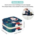 thumbnail image 5 of Santa Claus Travel Portable Square Jewelry Box for Rings Earrings Necklaces Bracelets Girls Women Display Case Holder Organizer Stand Storage Box, 5 of 6
