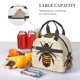 thumbnail image 5 of Disketp Honey Bee Lonchera Térmica para Mujer y Hombre, Bolsa de Almuerzo Reutilizable e Impermeable para Trabajo, Viajes y Picnic, 5 of 7