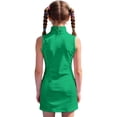 thumbnail image 5 of Kiijoy Girls Sleeveless Tennis Golf Dress Solid Stand-Up Collar A Line Dress, Sizes 4-15, 5 of 5