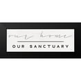 thumbnail image 2 of Jaxn Blvd. 18x9 Black Modern Framed Museum Art Print Titled - Our Home-Our Sanctuary, 2 of 5