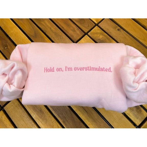 Embroidered Overstimulated Sweatshirt