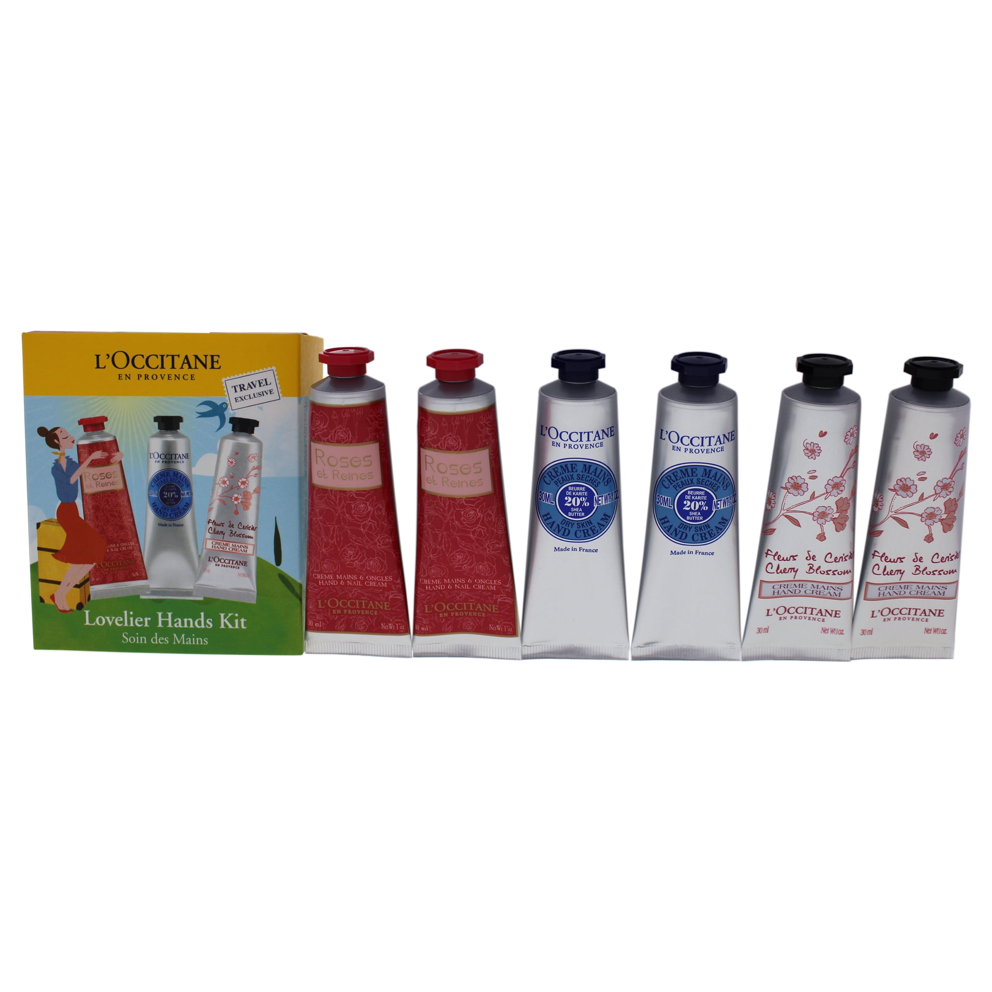 LOccitane Fantastic 8 Hand Creams Set with Shea Butter