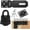 Black, variant on CCNZZITSHT Padlock Hasp Kit, Deadbolt Lock Hasp with Padlock & Screws, Lock Device Security Hasp for Bedroom, Garden, Shed, Garage, Cabinet Door (Black)