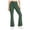 Army Green, variant on Flare Leggings for Women Crossover Yoga Pants with Pockets Bootcut Flared Leggings Soft Printed Stylish Palazzo Pants Hot Pink M