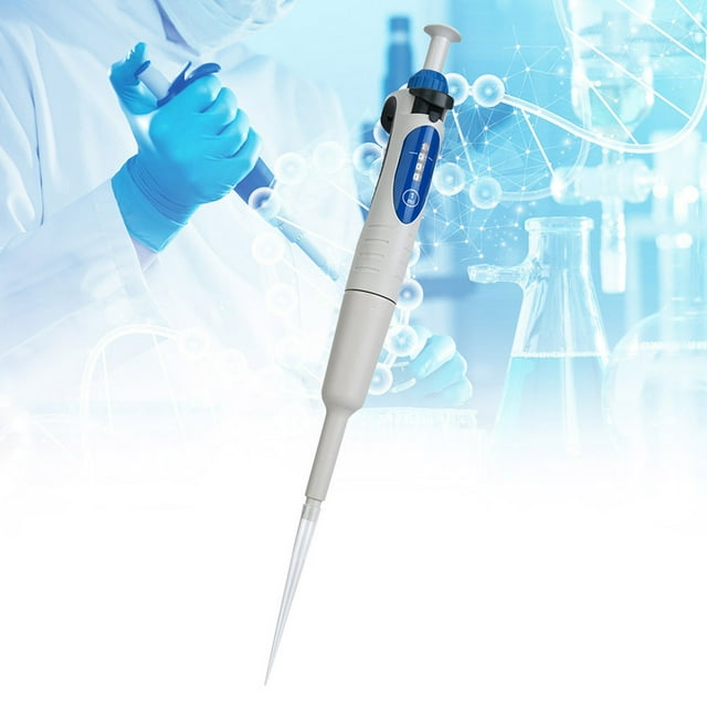 Micro Pipette A1000 Micro Transfer Pipette Manual Adjustable Single Channel Pipette Pipet Pipettor 100-1000μl