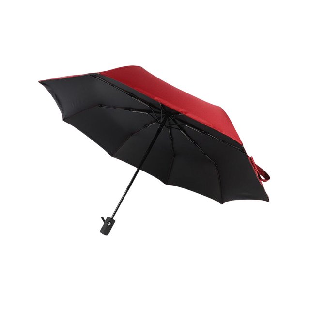 Naiovety Paraguas Conveniente Equipo de lluvia A prueba de viento Paraguas impermeables Fácil almacenamiento Diseño especial Bumbershoot Paraguas de lluvia Vinilo rojo vino